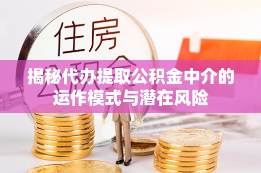 珠山揭秘代办提取公积金中介的运作模式与潜在风险